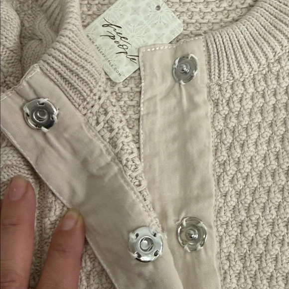 ✨ Free People, We The Free, Heritage Cardigan Sweater — Women’s Size L | NWT ✨ - Picture 8 of 9